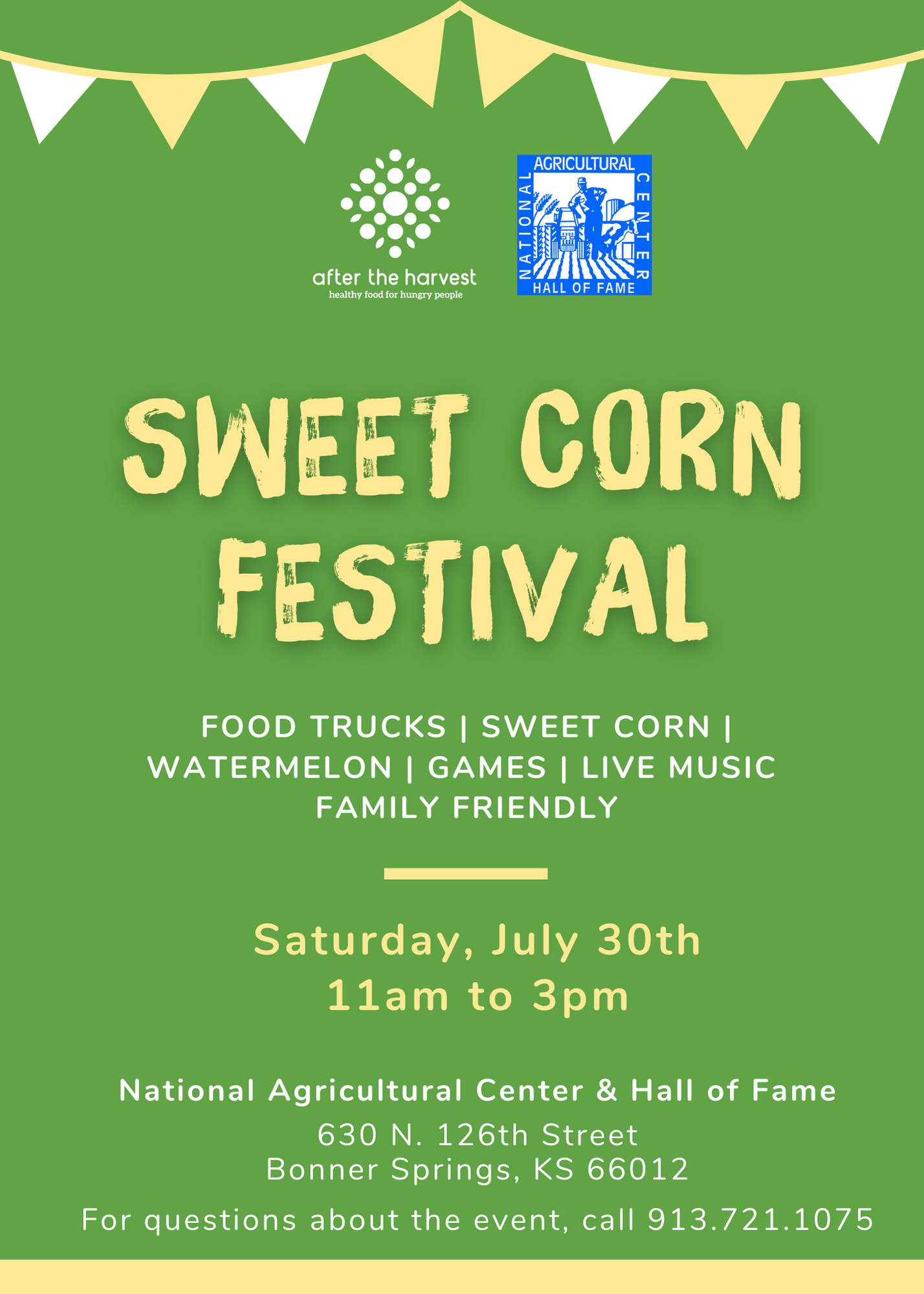 Sweet corn festival flyer