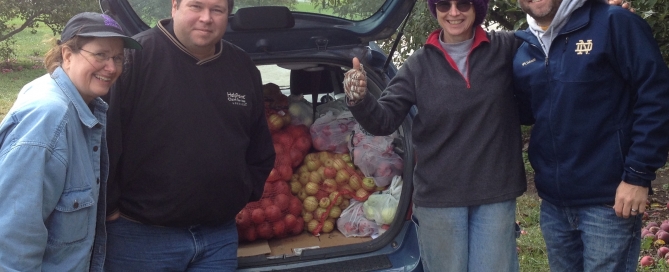 Apple picking, Cider Hill, Farmers Insurance