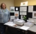 Mary Burk, display set-up