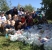Gleaning apples, kids and adults